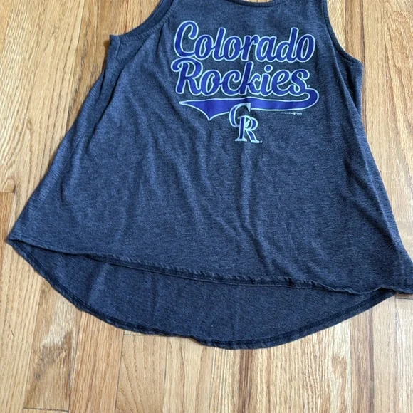 Colorado Rockies Girls Tank Top, Size Large - Picture 4 of 6
